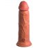 King Cock Elite 8 – Vibromasseur réaliste à ventouse 20cm (nature foncée)