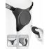 Body Dock G-spot Pro - harnais strap-on radio (noir)