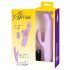 SMILE Thrusting - Vibrateur rechargeable rotatif et poussoir avec stimulateur clitoridien (violet)