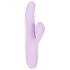 SMILE Thrusting - Vibrateur rechargeable rotatif et poussoir avec stimulateur clitoridien (violet)