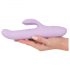 SMILE Thrusting - Vibrateur rechargeable rotatif et poussoir avec stimulateur clitoridien (violet)