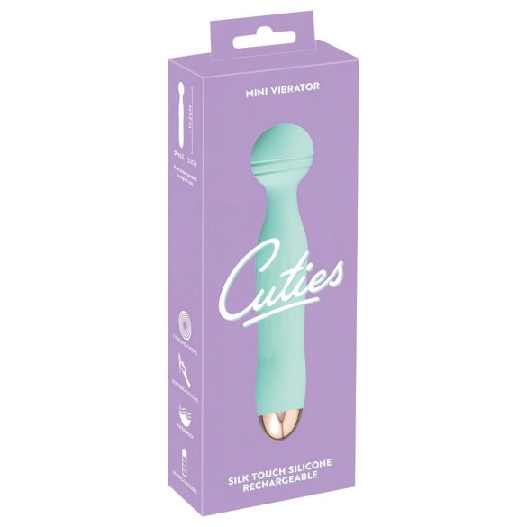 Baguette Magique Cuties Mini - vibrateur étanche et rechargeable (vert)