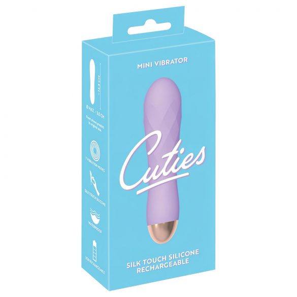 Cuties Mini - vibrateur rechargeable et étanche avec grille (violet)