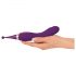 Javida - Ensemble 2 en 1 de stimulateur clitoridien et vibromasseur rechargeable (violet)