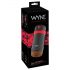 WYNE 04 - Masturbateur vibrant et aspirant sans fil (noir-rouge)