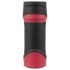 WYNE 04 - Masturbateur vibrant et aspirant sans fil (noir-rouge)