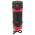 WYNE 04 - Masturbateur vibrant et aspirant sans fil (noir-rouge)