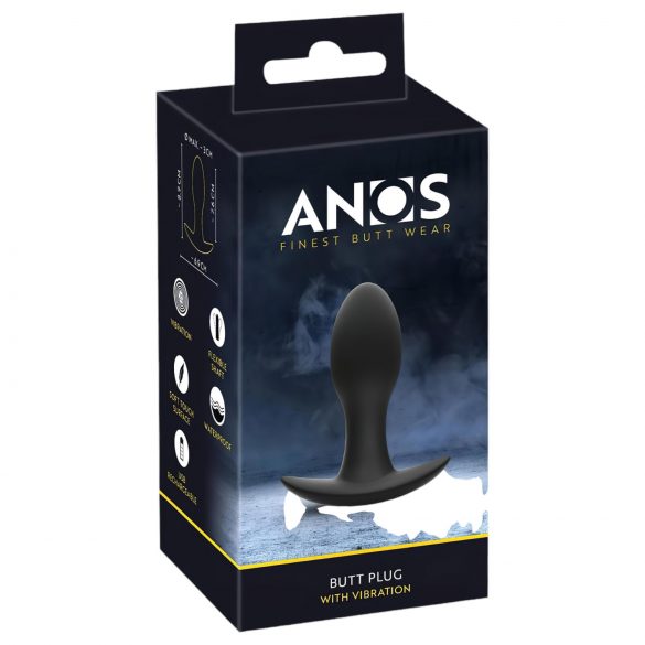 ANOS - vibromasseur prostate étanche rechargeable (noir)