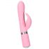 Pillow Talk Lively - vibromasseur rechargeable avec stimulateur clitoridien (rose)