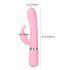 Pillow Talk Lively - vibromasseur rechargeable avec stimulateur clitoridien (rose)