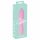 Cuties Mini 3 - vibromasseur nervuré rechargeable et étanche (rose)