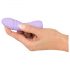 Cuties Mini 3 - vibromasseur spiralé rechargeable et étanche (violet)