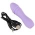 Cuties Mini 3 - vibromasseur spiralé rechargeable et étanche (violet)