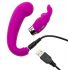 LapinHeureux Mini G - vibreur rechargeable à point G avec stimulateur de clitoris (violet)