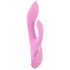 SMILE Gode vibrant rechargeable avec stimulateur clitoridien (rose)