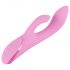 SMILE Gode vibrant rechargeable avec stimulateur clitoridien (rose)