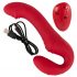 Strapless You2Toys - Vibromasseur sans bretelles, rechargeable avec télécommande (rouge)