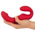 Strapless You2Toys - Vibromasseur sans bretelles, rechargeable avec télécommande (rouge)