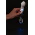 You2toys Liaison - vibromasseur en silicone et verre LED (transparent-blanc)