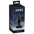 ANOS - vibromasseur anal étanche rechargeable (noir)