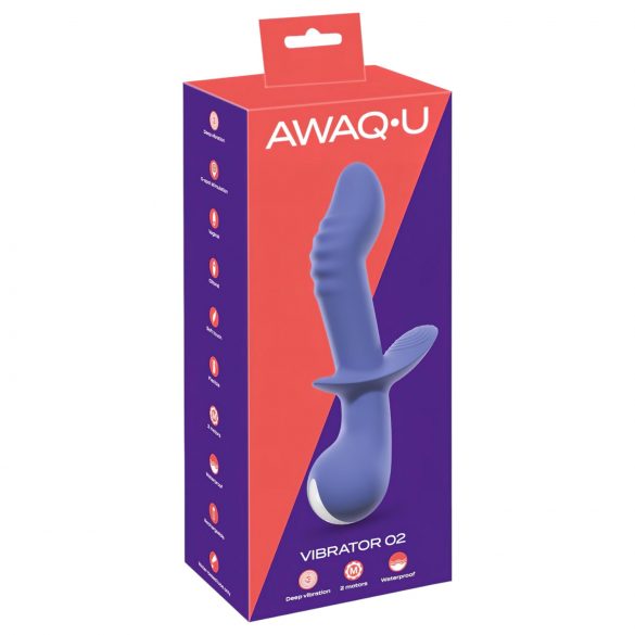 AWAQ.U 2 - vibromasseur point G avec 2 moteurs, rechargeable (violet)