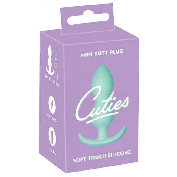 Cuties Mini Plug Anal - plug anal en silicone - menthe (2,3 cm)