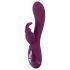 SOURIRE - vibrateur rechargeable à 3 moteurs avec stimulateur de clitoris (violet)