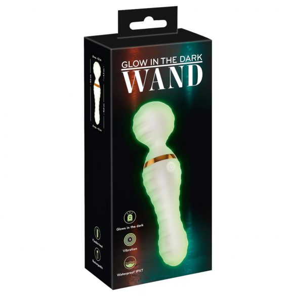 You2Toys Glow in the dark - vibrateur de massage (blanc)