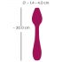 You2Toys Rosenrot - Vibromasseur flexible pour point G (rouge)