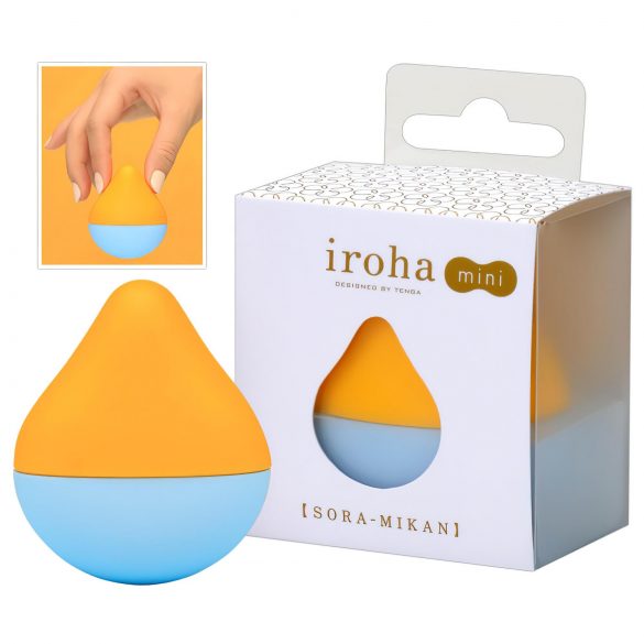 Iroha mini - vibromasseur clitoridien (orange-bleu)