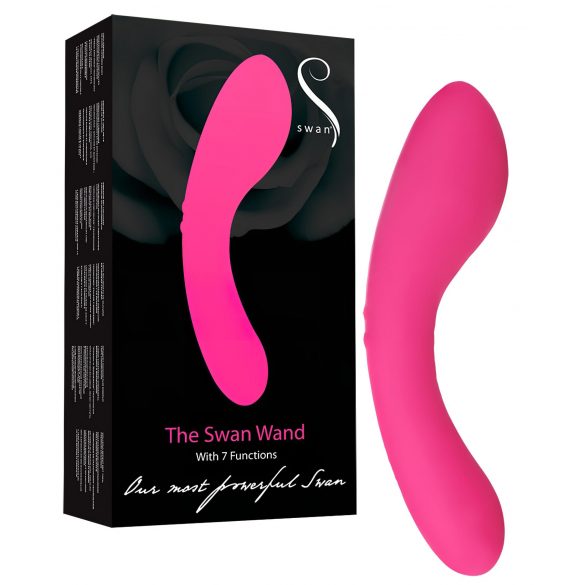 Le Bâton Cygne - masseur vibrant rechargeable (rose)