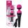 PalmPower Wand - masseur vibrateur rechargeable (rose-noir)