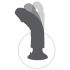 King Cock 9 vibromasseur flexible avec ventouse (23 cm) - naturel