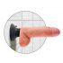 King Cock 7 flexible, ventouse (18 cm) - naturel