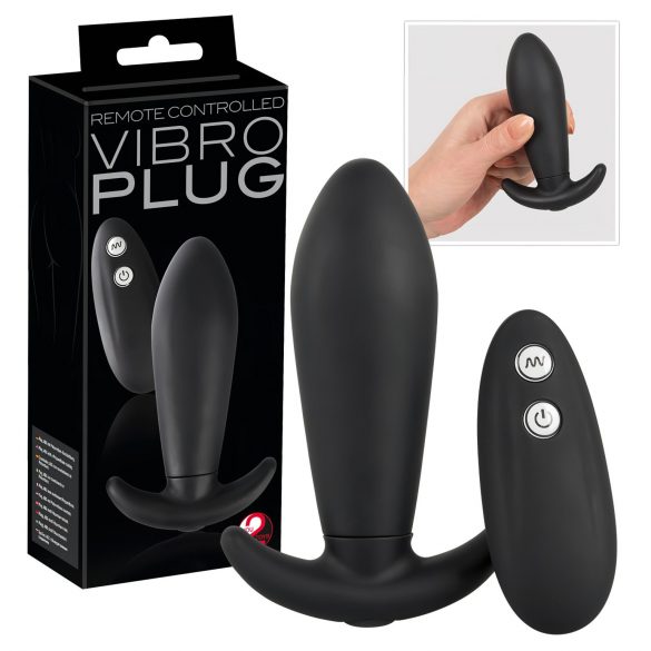 You2Toys - Vibro Plug - Plug anal vibrant avec télécommande (noir)