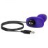 b-Vibe Rimming - Vibromasseur anal à perles rotatives (violet)