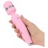 Baguette Douce - vibrateur massant rechargeable (rose)