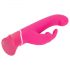 Happyrabbit Point G - Vibrateur étanche avec stimulateur clitoridien (rose)