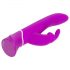 Happyrabbit Curve - vibromasseur étanche avec stimulateur clitoridien (violet)