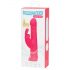 Happyrabbit Thrusting - vibromasseur à batterie avec stimulateur clitoridien (rose)