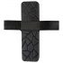 Double Thruster - gode ceinture double vibromasseur (noir)