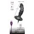 Black Velvet - vibromasseur anal avec pénis rechargeable (noir)