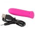 SMILE Power Bullet - mini vibromasseur rose rechargeable, ultra puissant