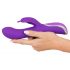 SMILE Rotating Turbo - vibromasseur avec stimulateur de clitoris à tête rotative (violet)