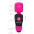 PalmPower Pocket Wand - mini vibromasseur massant (rose-noir)