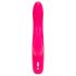 Happyrabbit Curve Slim - vibrateur waterproof rechargeable avec bras clitoridien (rose)