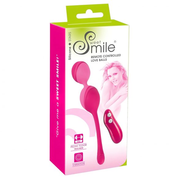 SMILE Boules de plaisir - œuf vibrant radio - 82g (rose)