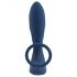 Plug Prostate - Vibrateur Anal avec Anneau Pénien (Bleu)