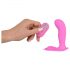 SMILE G-Spot Panty - vibromasseur rechargeable et télécommandé à attacher (rose)