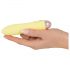 Cuties Mini Jaune - vibromasseur en silicone rechargeable